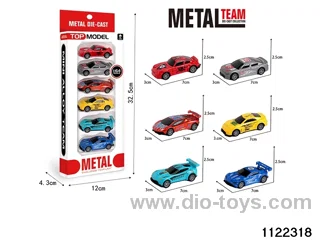1:64 Alloy pull back car