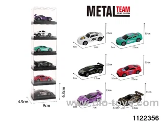 1:64 Alloy pull back car
