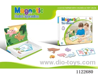 Magnetic Puzzle Assembly (Dinosaur World)