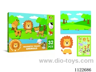 Magnetic Puzzle (Cartoon Animal)