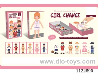 Magnetic Costume Character Dress Up (Girl)
