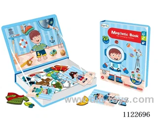 Magnetic Book-Boy Changing Clothes