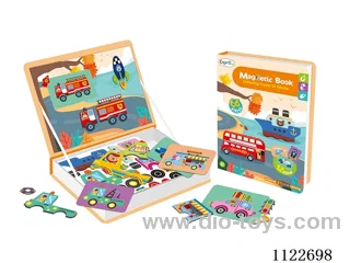 Magnetic Book-Interesting Puzzles Of Vehicles