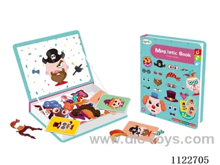 Magnetic Book-Crazy Faces