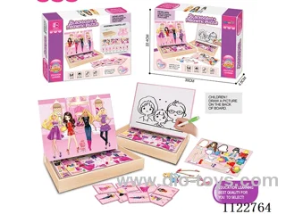 Puzzle Magnetic diy Puzzle (Beautiful Girl theme)