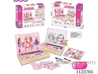 Puzzle Magnetic diy Puzzle (Fashion Girl theme)