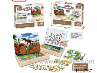 Puzzle Magnetic diy Puzzle (Dinosaur World theme)