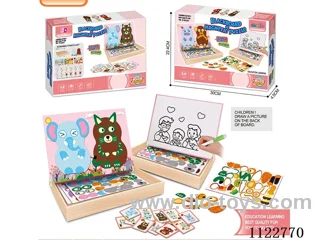 Puzzle Magnetic diy Puzzle (Animal drag theme)