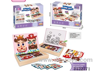 Puzzle Magnetic diy Puzzle (Cross-dressing theme for men and women)