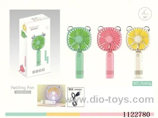 90 degree folding Glow-in-the-dark Charging Fan (USB)