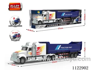 Acousto-optic alloy pull-back truck