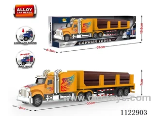 Acousto-optic alloy pull-back truck