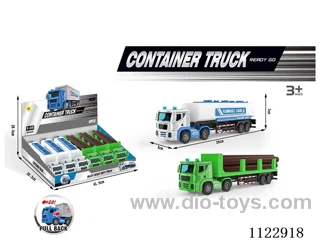 Alloy pull-back truck 6PCS (2 types)/box