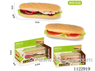 Plate burger two mixed