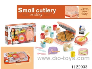 Baking set with lights and music includes AG13*3