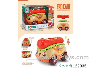 pull back Ham car with light music/recording