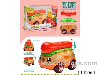 Sound and light pull back ham truck