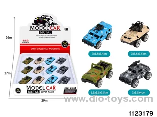 12pcs Alloy Pull Back Car