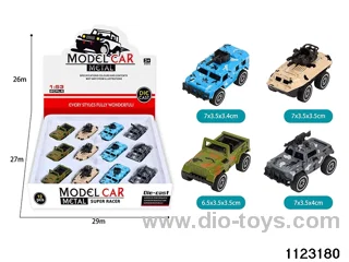12pcs Alloy Sliding Car
