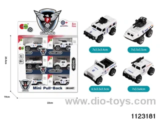 24pcs Alloy Pull Back Car