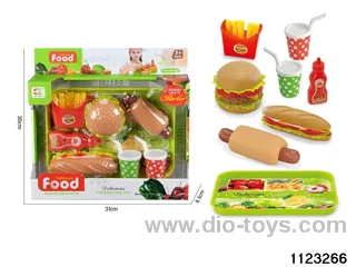 Burger Plate Combination Set