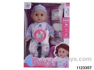 14 inch doll set with 4 voices