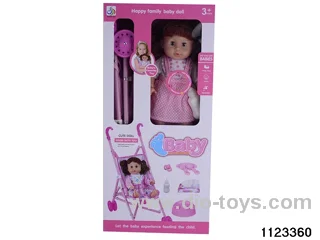 14 inch doll set with 4 voices