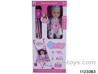 14 inch doll set with 4 voices