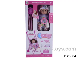 14 inch doll set with 4 voices