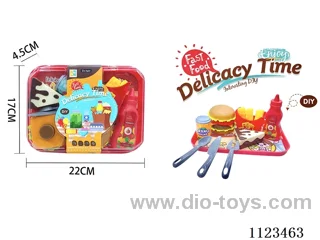 (GCC) Simulated food Burger Afternoon Tea Set