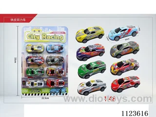 1:48 Steel car 8PCS