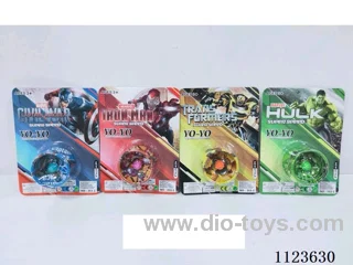 Alloy Yo-yo (Hulk. Captain America. Iron Man. Hornet 4 mixed)