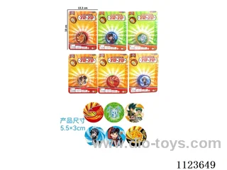 Bright benzene bearing. Yo-yo ball (yellow, blue, red 3 colors 6 pattern mix)