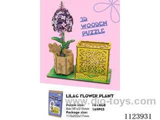 3D wooden puzzle series 169PCS