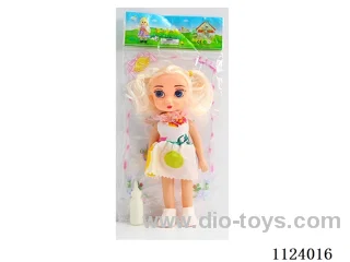 9 "21 cm 5 joint doll + multiple bottles mixed