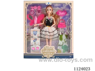 11 "27 cm 11-joint Barbie doll + clothes + accessories (multiple mixed)