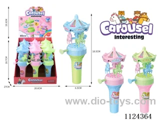 Light carousel sticker DIY