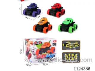 Inertia swing stunt big wheel off-road vehicle (sugar tube)