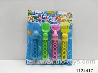 Four beach bubble sticks