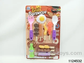 BBQ with fork and spoon