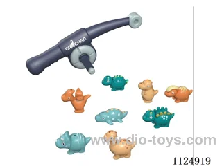 Dinosaur fishing set