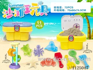 Barrel with beach accessories Gaza Drain (11PCS)