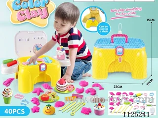 Chair color clay DIY40PCS