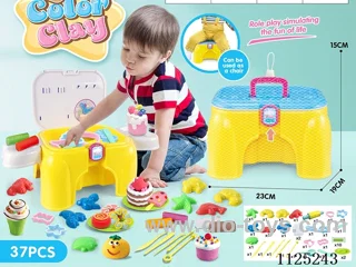Chair color clay DIY37PCS