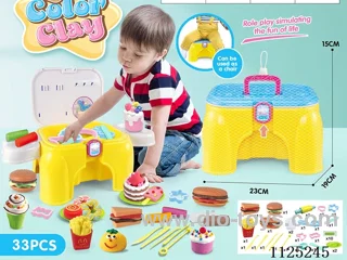 Storage chair color clay DIY33PCS