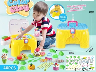 Chair color clay DIY40PCS