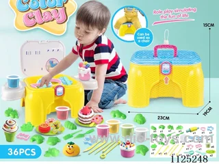 Chair color clay DIY36PCS