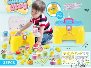 Chair color clay DIY35PCS