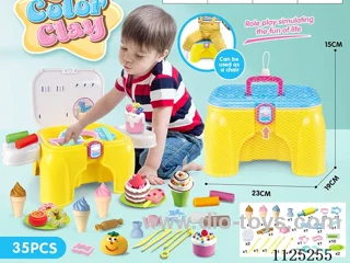 Chair color clay DIY35PCS