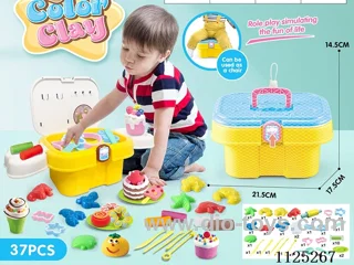 Storage bucket color clay DIY37PCS